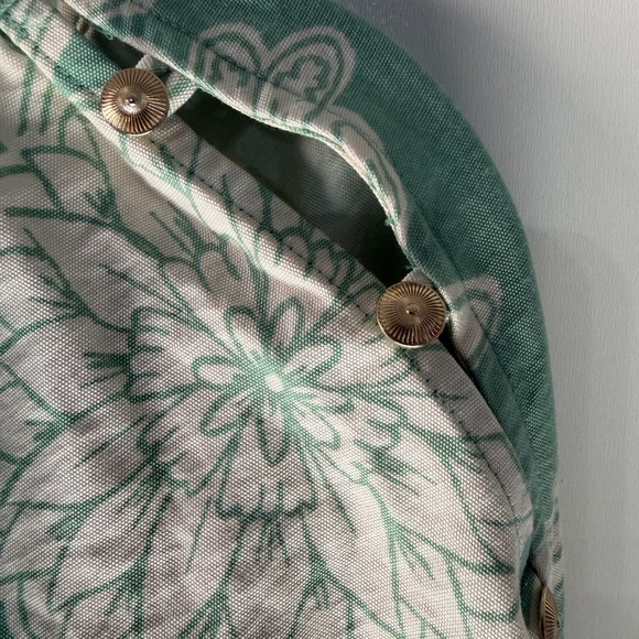 LOFT Mint Green Floral Long-Sleeve Dress - Picture 3 of 5